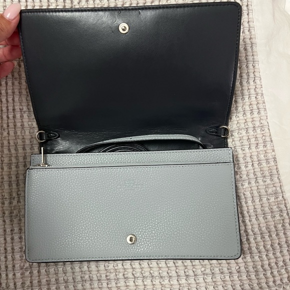 Coach Sky Blue Floral Crossbody Bag - Picture 3 of 7